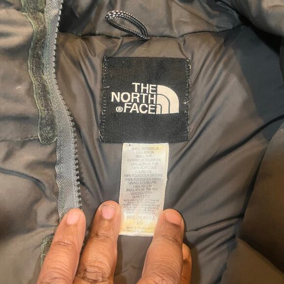 The North Face Men’s Large McMurdo Parka Gray Insulated Down Hooded Winter Coat - Picture 3 of 10